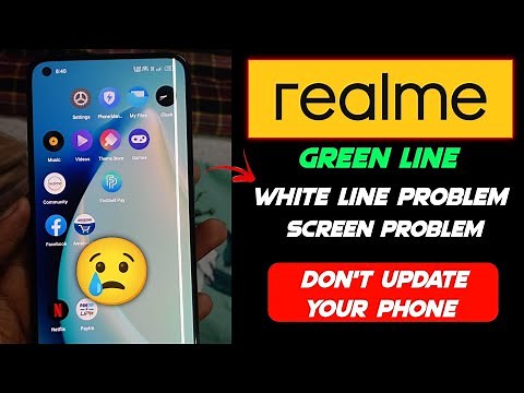 Green Line Screen Problem On Realme Device | Realme Device Green line & White line Problem
