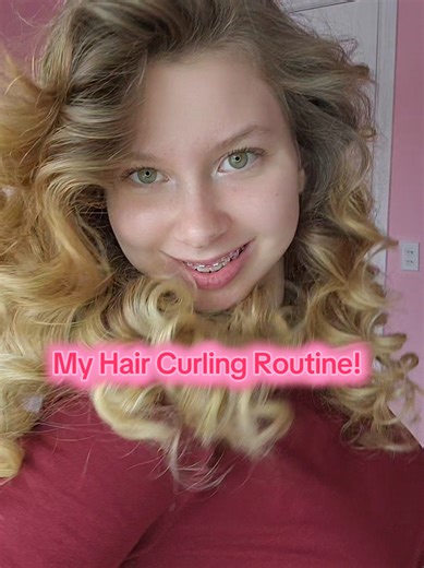 My Hair Curling Routine for Volume