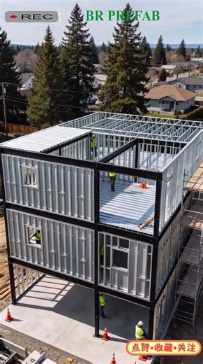 #prefabhouse #construction #steelstructure #steelfab