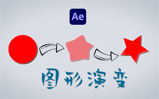 【AE教程】如何快速制作基本图形的变形动画