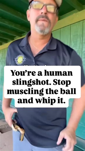 Pitchers: Your arm isn’t the engine…it’s the whip. If you’re trying to force velocity with stiff, controlled movements… you’re doing it wrong. True velocity comes from elasticity, not tension. Think of your body like a slingshot: ⚾️Your legs are the solid base — the wood frame ⚾️Your arm is the rubber band — loose, relaxed, and explosive ⚾️Your timing and sequencing? That’s what launches the ball with power Strong legs anchored foundation = a whip-like, injury-free arm path. This is how you thro