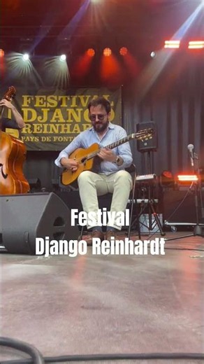 A dream came true, Festival Django Reinhardt main stage with my trio #jazzmanouche #djangoreinhardt