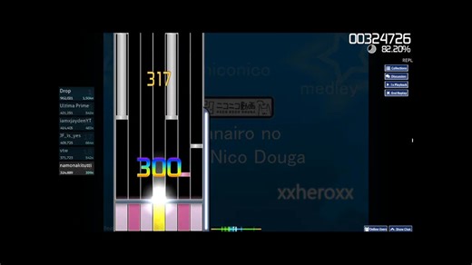 osu!mania　七色のニコニコ動画プレイ動画