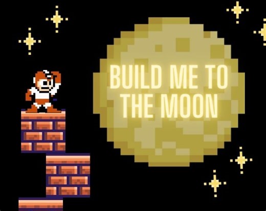 Mega Man Maker Level : Build Me to the Moon by NOV!S 逆劉
