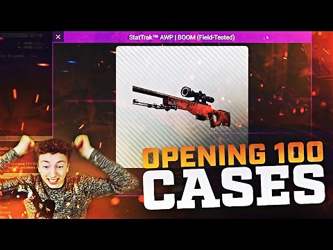 Opening 100 CSGOHOUSE Cases! Rigged or Legit?! (The old csgo-case)