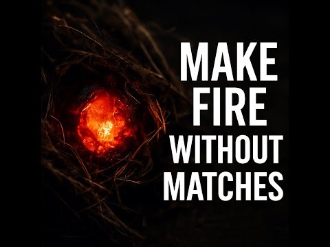 How to Start a Fire Without Matches — Ancient Bow Drill Method