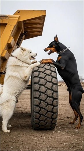 Black Dogs vs. White Dogs (German shepherd, American bully, Great Dane, Alabai...)