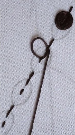 Easiest Hand Embroidery Pattern Ever! #embroidery #beginnersstitch #craftingtutorial