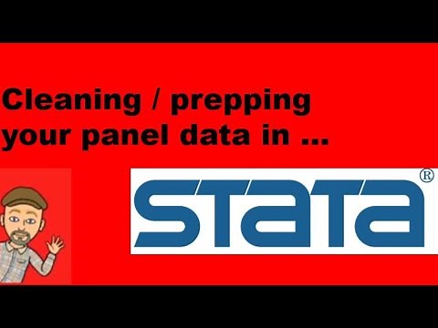 Stata Tutorial: Intro Data Cleaning with Panel Data