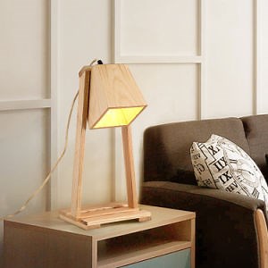 [Hot Item] LED Wooden Desk Lamps Wood Handicrafts Table Lamp