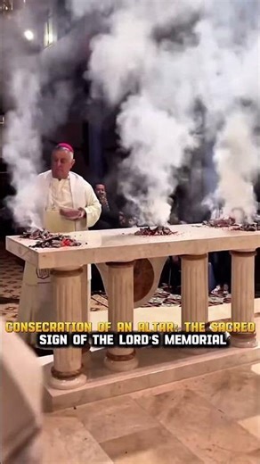 Consecration of an Altar: The Sacred Sign of the Lord’s Memorial #popeleoxiv #Eucharist