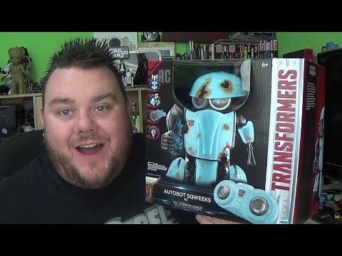 Transformers The Last Knight Autobot Squeaks Remote Control Toy Unboxing Review