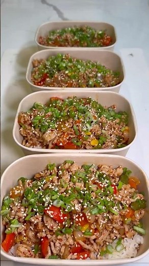 Asian Chicken and Rice Bowls