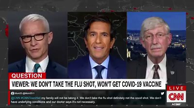 133K views · 349 reactions | "Wait until we have actually some of that [evidence] and then decide and don't let somebody else tell you what the answer should be, and certainly don't depend on those crazy conspiracy theories you can find on social media. Come on, let's look at the actual facts." National Institutes of Health (NIH) Director Dr. Francis S. Collins on evaluating Covid-19 vaccine information. | CNN Replay | Facebook