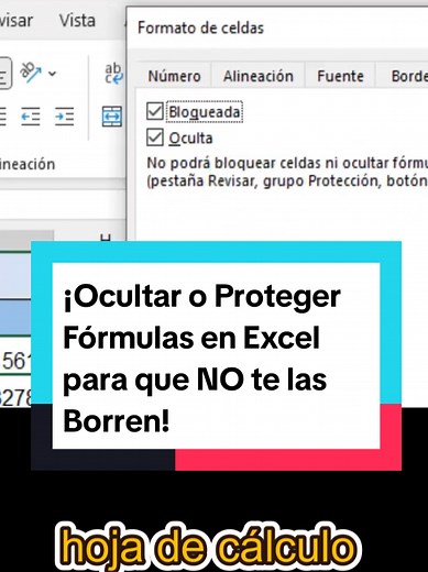 Ocultar y Proteger Fórmulas en Excel Efectivamente