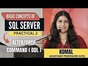 ALTER & DROP COMMAND IN SQL With EXAMPLES| SQL Tutorial for Beginners