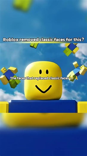 Roblox removed classic faces for this?? #roblox #robloxedit #robloxfunny #trend #shorts