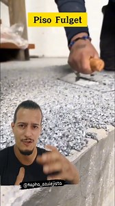 PISO Fulget 💥 NÃO TRABALHO com esse tipo de acabamento,mas pretendo um dia me organizar e fazer acontecer. #pisofulget #acabamento | Azulejista Raphael Madeira