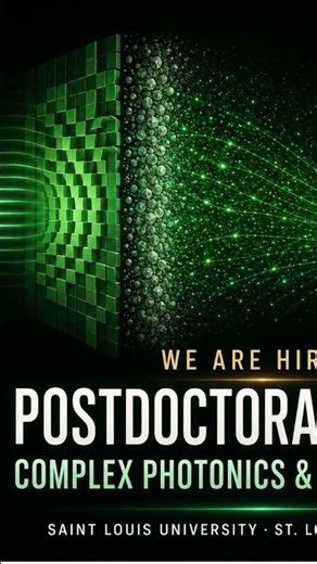 @academic__updates | POSTDOCTORAL FELLOW — COMPLEX PHOTONICS & WAVE CONTROL