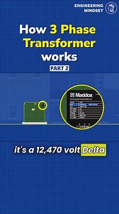 180K views · 3.8K reactions | Three Phase Transformer part-02 #electricity #engineering #electronics #stem #electrician | The Engineering Mindset | Facebook