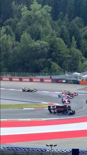 Dramatic F2 Crash in Austria 2025: Halo Saves the Day at Turn 3!
