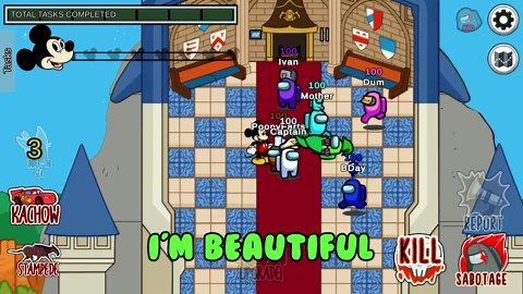 MICKEY MOUSE.AVI Mod in Among Us...