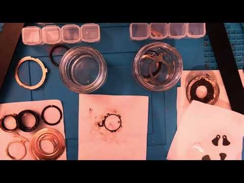 Rolleiflex 3.5 CLA part three: cleaning and partial reassembly of the shutter