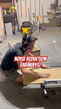 Noise reduction earmuffs!