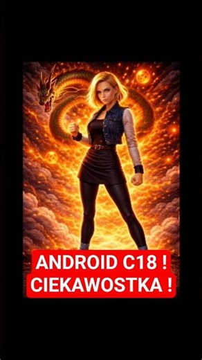 ANDROID C18 CIEKAWOSTKA ! DRAGON BALL SAGA ANDROID !