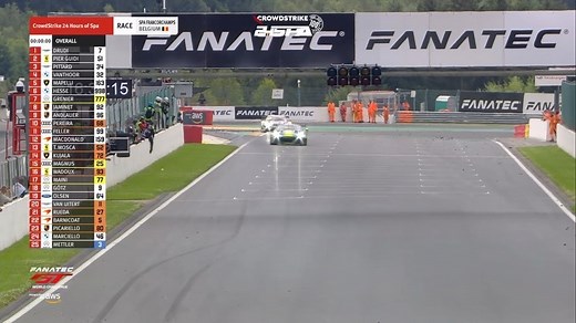 A result 100 years in the making 🏆 The #7 Comtoyou Racing Aston Martin of Mattia Drudi, Nicki Thiim and Marco Sørensen takes the flag to win the centenary CrowdStrike 24 Hours of Spa! #spa24h I #gtworldcheu I #igtc | 24 Hours of Spa