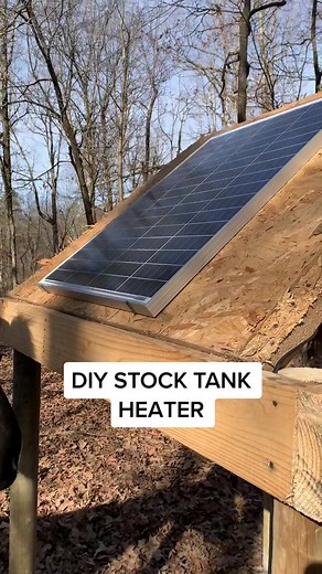 DIY Solar Stock Tank Heater for Livestock