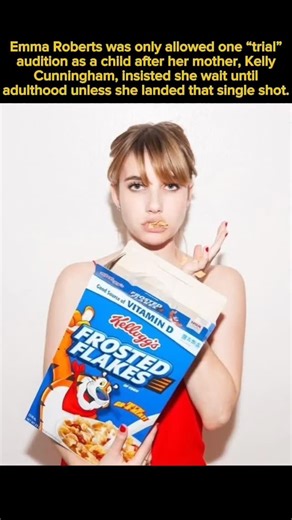 remi on Instagram: "Emma Roberts was only allowed one “trial” audition as a child after her mother, Kelly Cunningham, insisted she wait until adulthood unless she landed that single shot. Cunningham even lied about Emma having prior acting experience to get her seen for Blow (2001), and Emma ended up booking the role at age nine. . . . . @artifaxing #archive #funfacts #complex #culture #aesthetic #art"