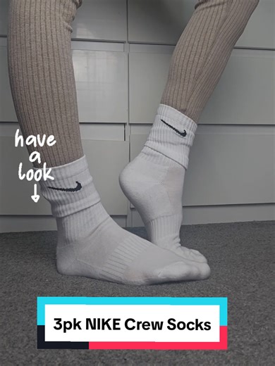 3pk Nike Everyday Crew Socks Mens / womens Nike Socks Grab them now while It's A SALE #nikesocks #crewsocks #nike #socks #tiktokmademebuyit