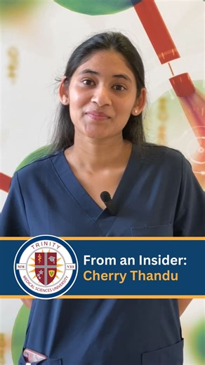Trinity medical student, Cherry Thandu, talks about her experience at Trinity School of Medicine and the opportunity to volunteer with the Rotary Club of St. Vincent. . . . #TrinitySOM #MedSchool #MedStudent #MedStudentLife #CaribbeanMedSchool #PreMed | Trinity School of Medicine