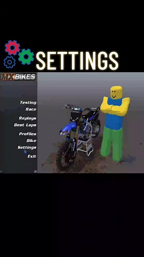 game settings ⚙️ #foryou #mxbikes #roblox #settings #mxbikessettings #tutorial #help