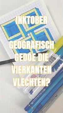 Draw 4 Braided Squares Step by Step. Graph paper will help you with this drawing.