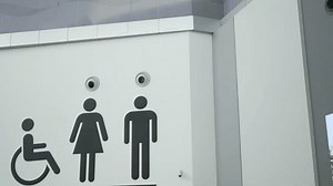 Inclusive Restroom Signage Which Prominently Features Stock Footage Video (100% Royalty-free) 3572547543 | Shutterstock