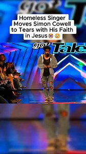 Homeless Singer Moves Simon Cowell to Tears with Powerful Faith in Jesus | Indoor decorative