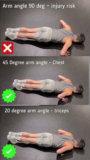 FIX Your PUSHUP Form With PROPER Arm Angles #pushups #pushupmistakes