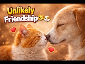 How Cats and Dogs Become Best Friends | Heartwarming Animal Friendship Story
