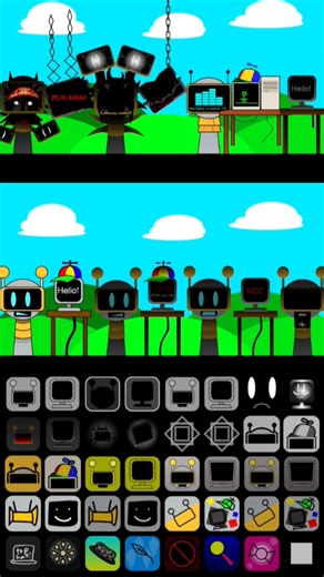 Incredibox Sprunki Song 🔥 Mr Fun Bot ft Fun Computer 2 Phase Combo Like 💯 DuoMix 🌈 #sprunki #shorts