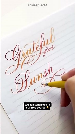 How to Learn Calligraphy Flourishes as a Beginner — Free Course!