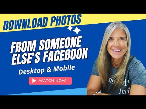 How to Save Photos From Someone Else's Facebook - Desktop 🖥️ and Mobile 📱
