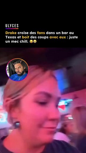 24K views · 78 reactions |  Drake chill au bar au Texas avec ses fans. À Chappell Hill, dans l’État du Texas, Drake fait un arrêt dans un bar random et se met à boire des coups normal avec des fans. Fidèle à son image : un mec trop chill. Crédit : photobyastral | Ulyces | Facebook
