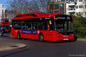 First Bus London: BE37016 (LJ18 FJY) - Route 70