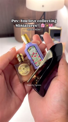 38 reactions · 18 comments | Miniature perfume 癩 | Vogue by Sharmin | Facebook