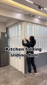 157K views · 2.2K reactions | Folding sliding doors, using hanging rails, are beautiful in form and save space. #slidingdoors #glassdoors #foldingdoor #frenchdoors #door #doors #aluminum #factory #tottme #chinawindoors | Chinawindoors | Facebook
