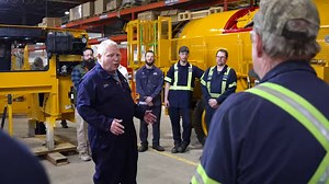 5.3K views · 35 reactions | See how electric mining vehicles are made at MacLean Underground Mining Equipment. Follow along as Premier Doug Ford learns about the future of mining vehicle technology to improve miner safety, increase efficiencies, and protect the environment. #OntarioMade #MacleanEngineering | Ontario Government | Facebook