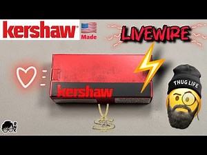 This may shock you… ⚡️ It’s a good thing with a Kershaw Carbon Fiber Livewire OTF knife 👍