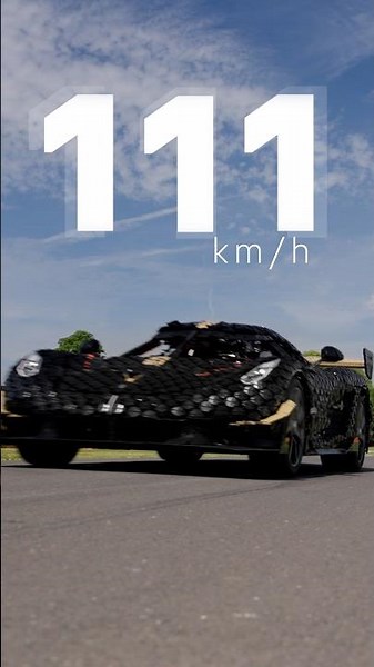 🏆 FASTEST LEGO TECHNIC build EVER? 😱 #Shorts #LEGOTechnic #Koenigsegg